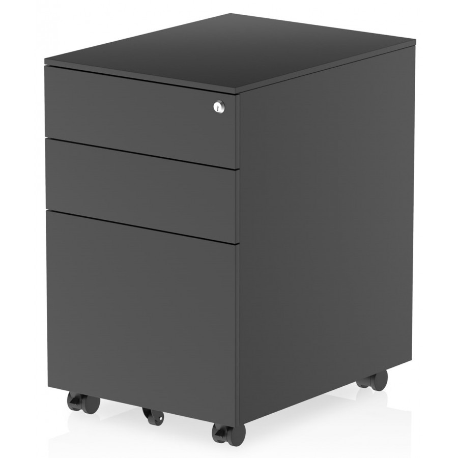 Rayleigh Steel 3 Drawer Lockable Mobile Pedestal